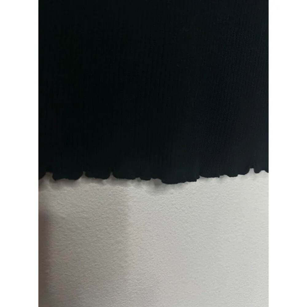 Art Class Ribbed Knit Tops 2 Pack Size L Black Pink Short Sleeve Cotton Blend